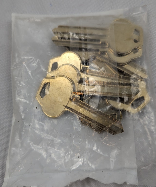 10pcs Corbin Russwin A1011-L4 Nickel Steel Key Blanks Ilco