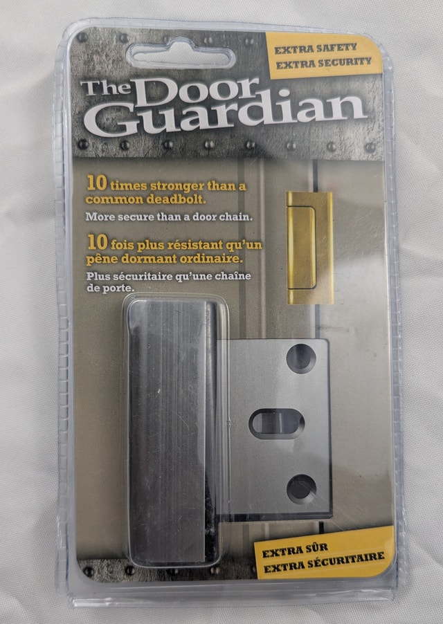 Door Guardian Security Lock for Inward Swinging Doors DG01-SN
