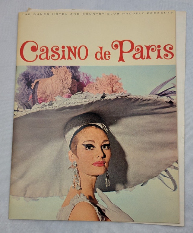 Vintage Casino de Pairs Vive les Girls Program Guide
