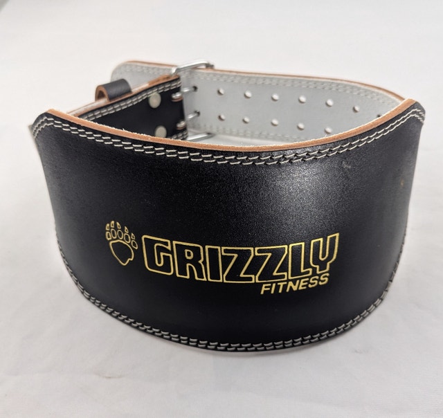 NEW Small 6" Grizzly Fitness Enforcer Padded Leather Pro Weight