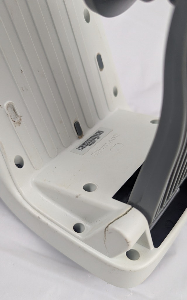 Microsoft Xbox 360 Wireless Racing Wheel Table Mount Clamp Grey - photo 5