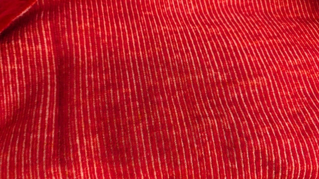 81" x 90" Red Shaggy Faux Fur Fabric - photo 4