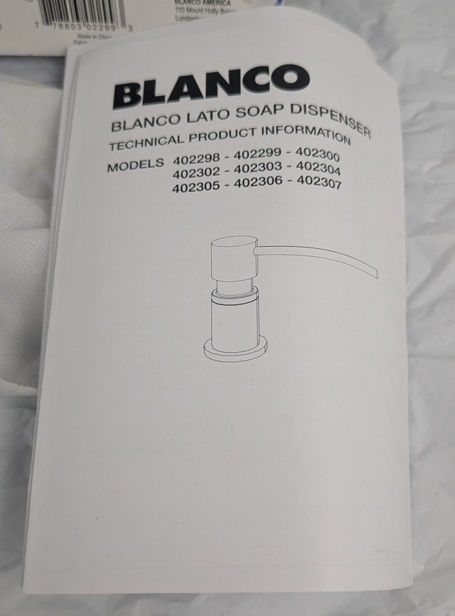 Blanco 402299 Lato PVD Steel Soap Dispenser - photo 5