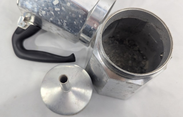 Vintage Bialetti Moka Express Stovetop Espresso Coffee Pot 10" - photo 4