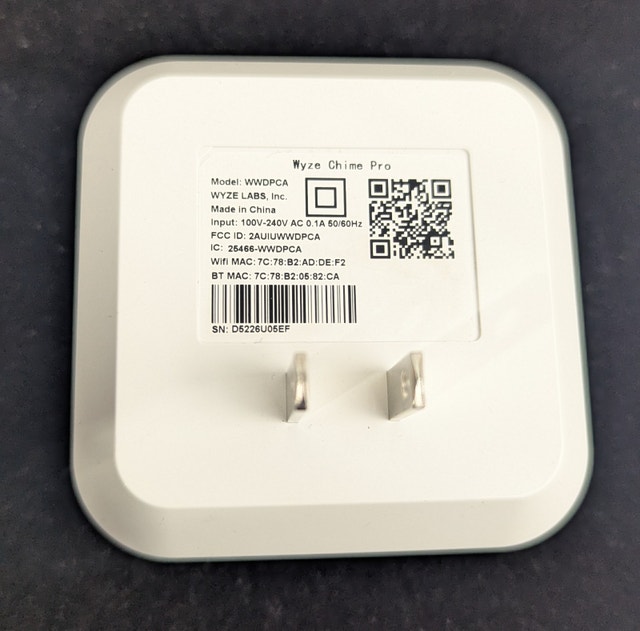 Wyze Chime Pro WWDPCA - AC Powered Smart Doorbell Chime - photo 2