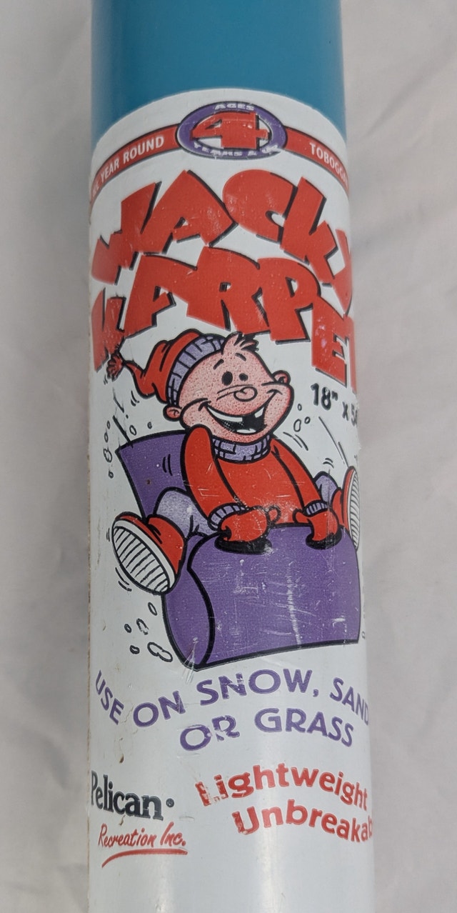 Wacky Karpet 54" Year Round Rolled Plastic Toboggan Sled - photo 2