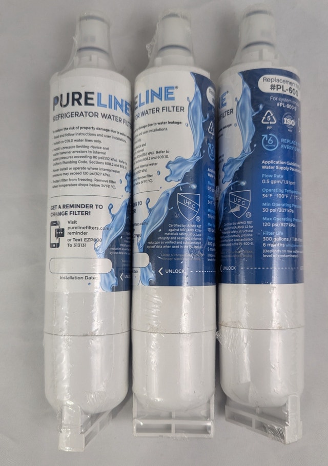 Pureline Refrigerator Water Filter PL-600 Whirlpool Kenmore 4396