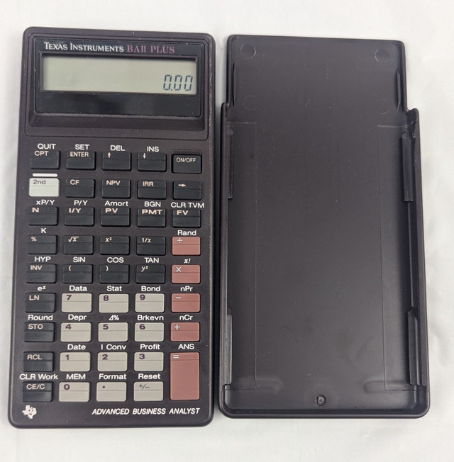Texas Instruments BAII Plus Advanced Business Analyst Calculator