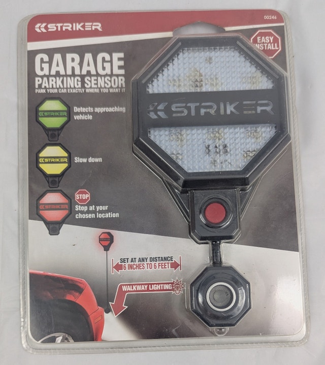 NEW Striker Garage Parking Sensor Aid 00246 Easy Install Adjusta