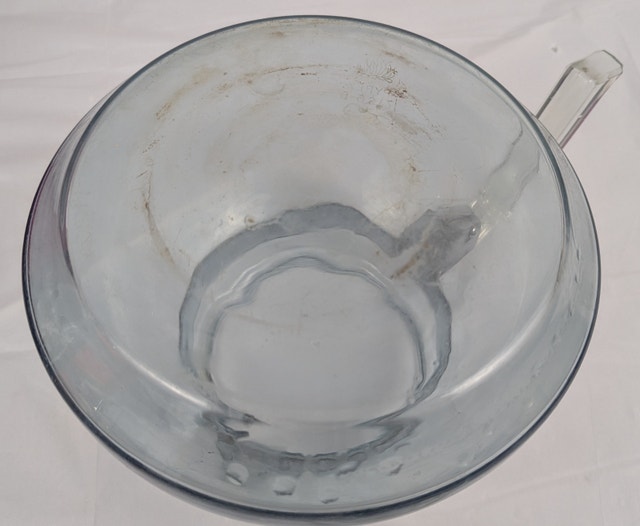 Pyrex Flameware 7125-B Blue Tint Pot Belly Tea Kettle - photo 4