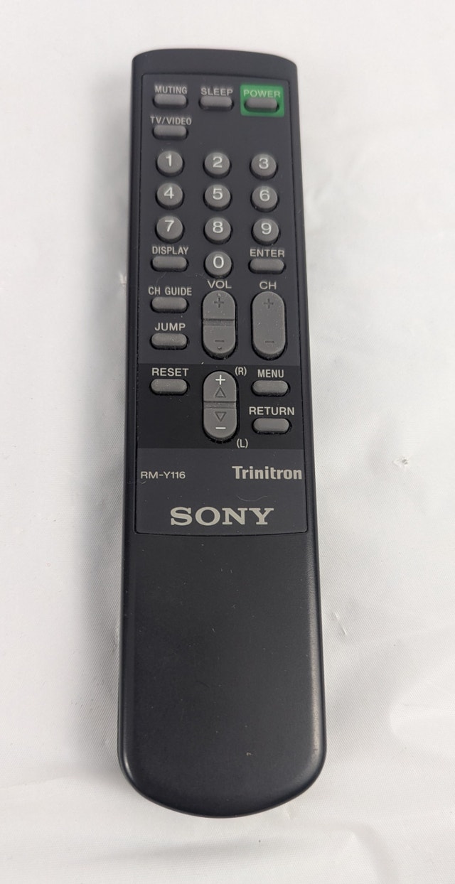 Sony RM-Y116 Trinitron CRT TV Remote Control KV Series OEM