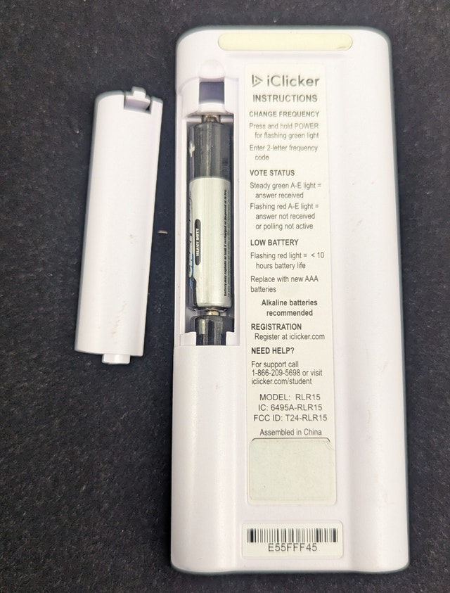 iClicker+ Plus RLR15 Student Classroom Remote Response System - photo 3