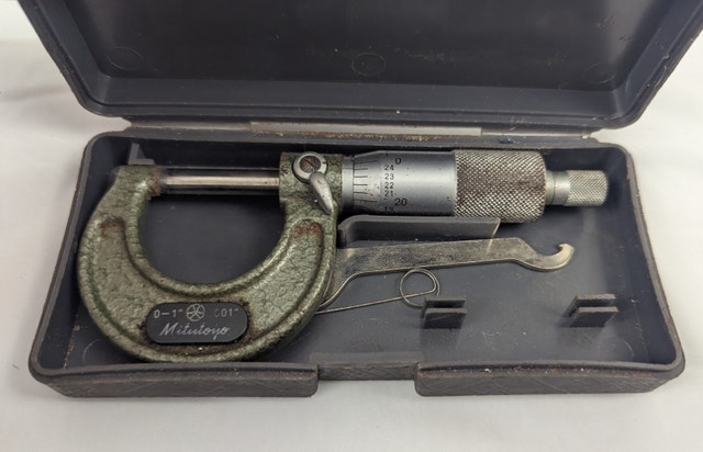 MITUTOYO .001' NO. 103-177 OUTSIDE MICROMETER