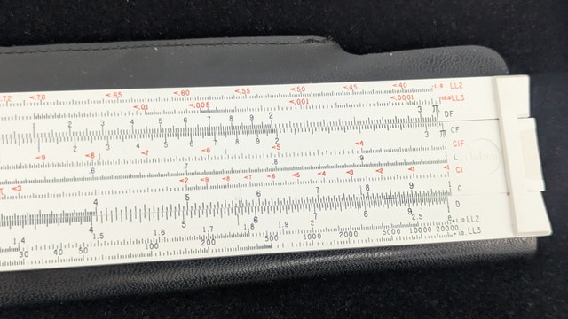 Pickett Microline 140 Slide Rule Case and Manual - photo 3