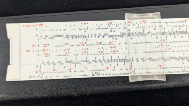 Pickett Microline 140 Slide Rule Case and Manual - photo 4