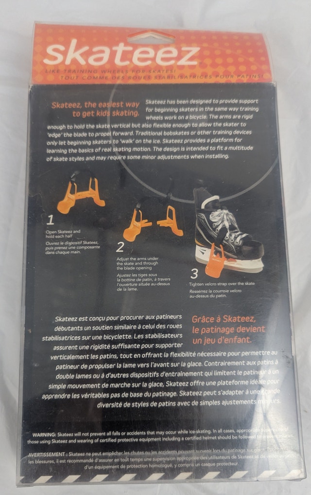 Skateez Skate Training Aid For Ice Skates Orange For Ages 3-8 - photo 2