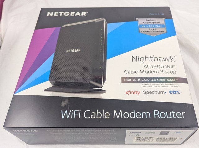NETGEAR Nighthawk AC1900 Wi-Fi Router - C7000-100NAS