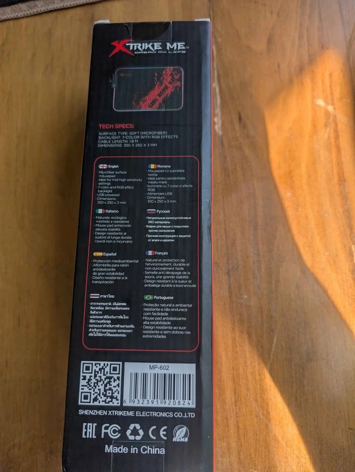 Xtrike Me Backlight Mousepad - photo 3