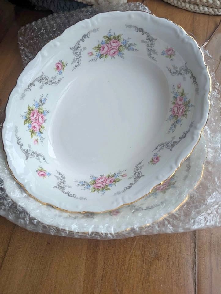 Royal Albert Tranquillity Bone China Oval Serving Bowl