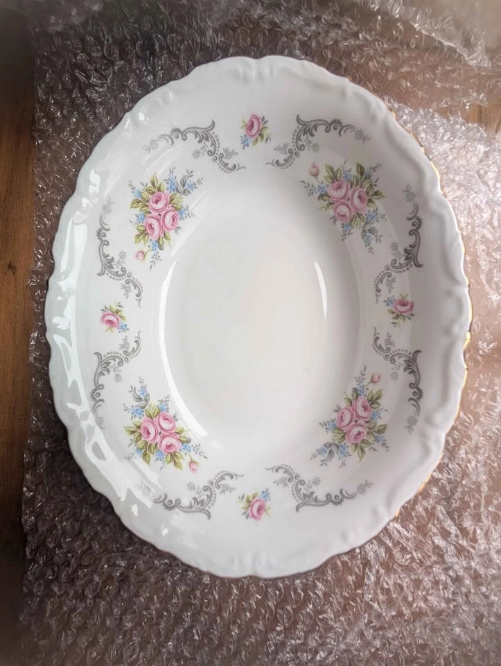 Royal Albert Tranquillity Bone China Oval Serving Bowl - photo 2