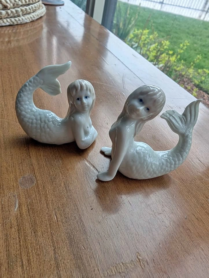 Fitz and Floyd Mermaid Salt & Pepper Shakers