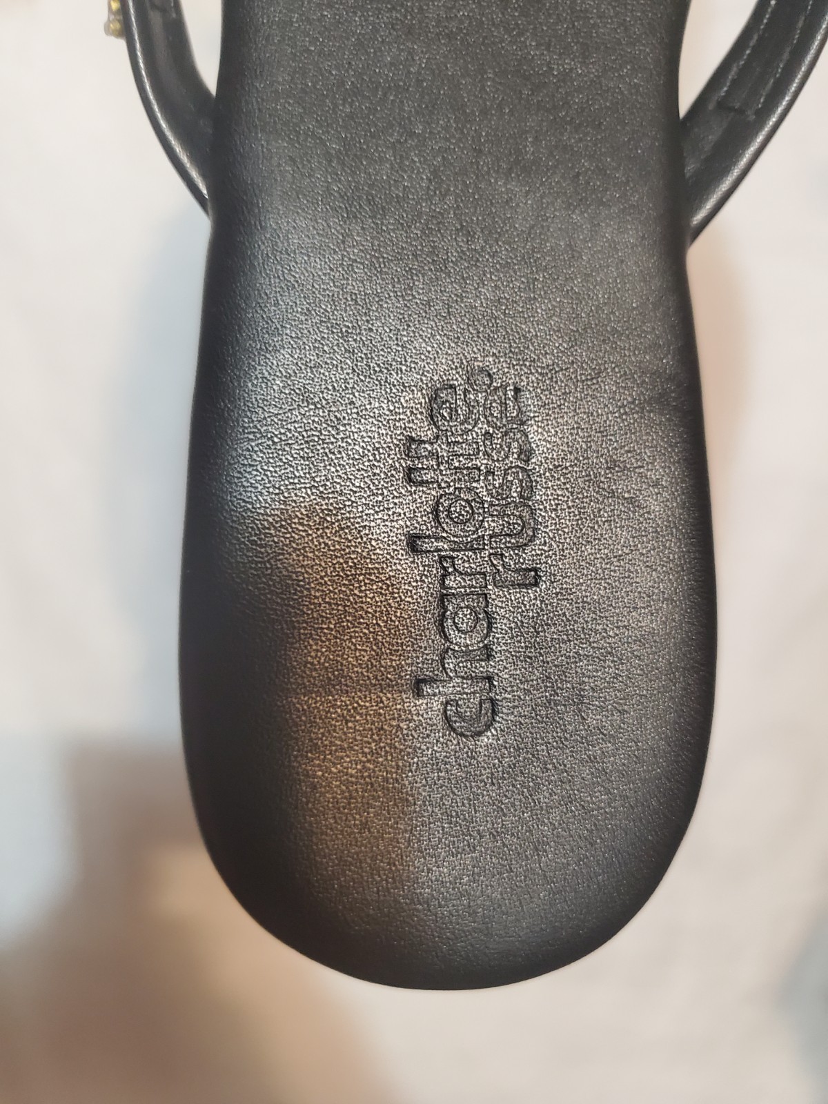 Charlotte Russe Black Rhinestone Thong Sandals - Women's Size 8 - photo 2