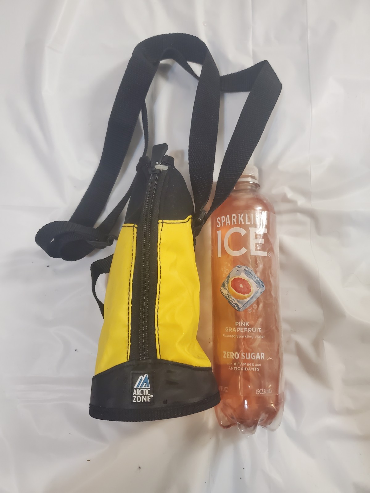 Arctic Zone Insulated Bottle Sleeve Yellow Black 16.9 fl oz - photo 5