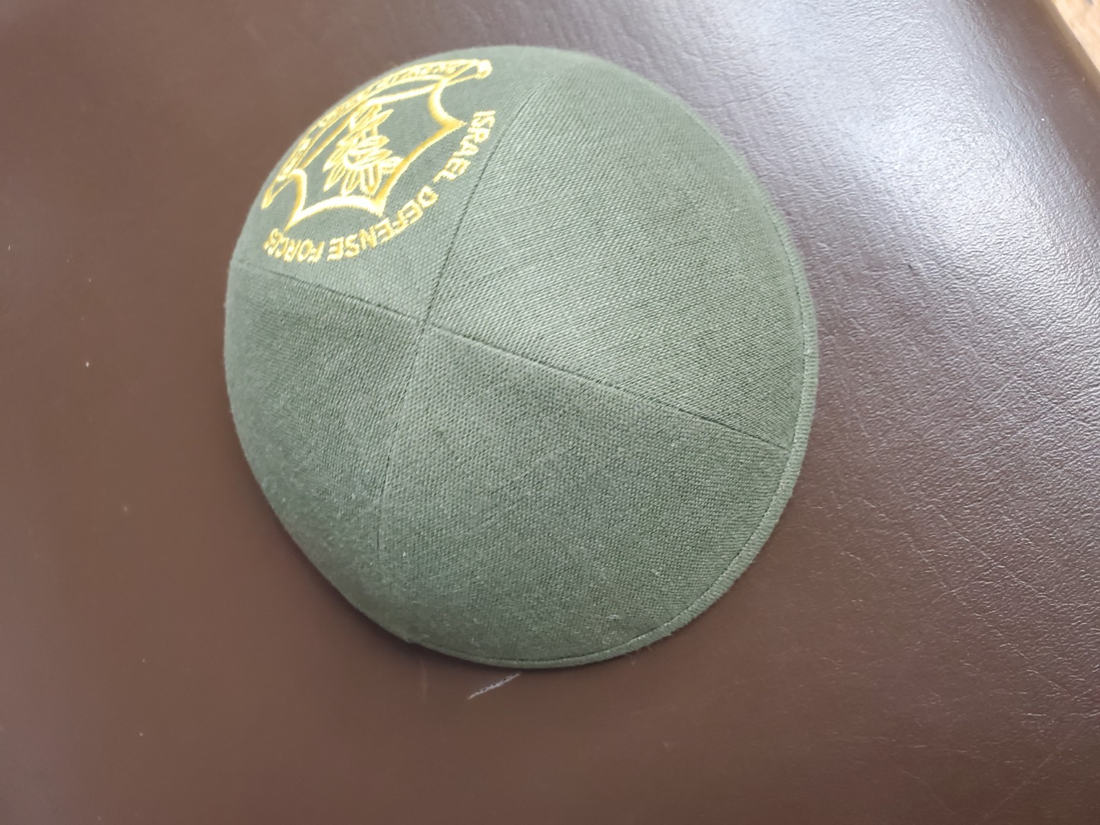 Israel Defense IDF Kippah Yarmulke Emblem - photo 3