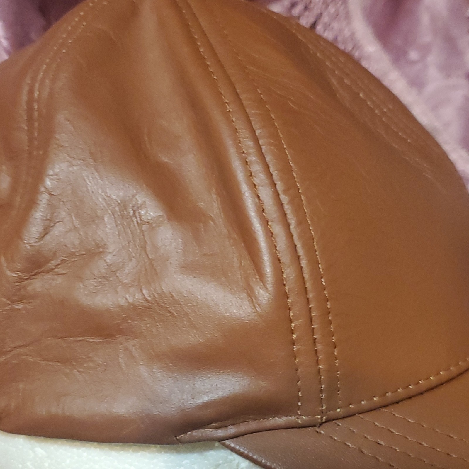 Brown Cap Adjustable Solid Fall Winter Size L-XL - photo 3