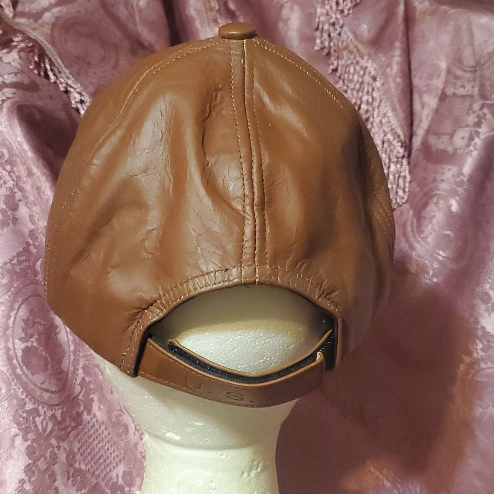 Brown Cap Adjustable Solid Fall Winter Size L-XL - photo 5