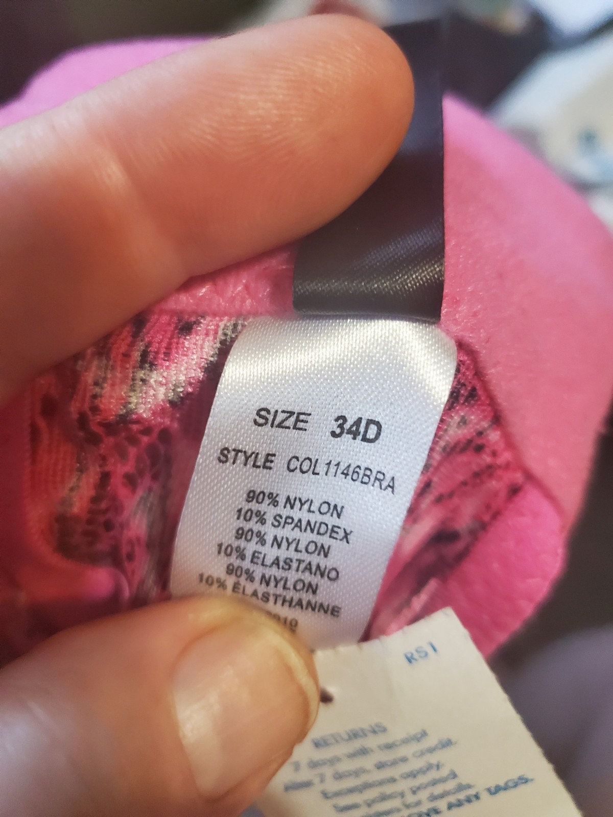 Kiss & Tell 34D Magenta Lace Longline Bra - photo 2