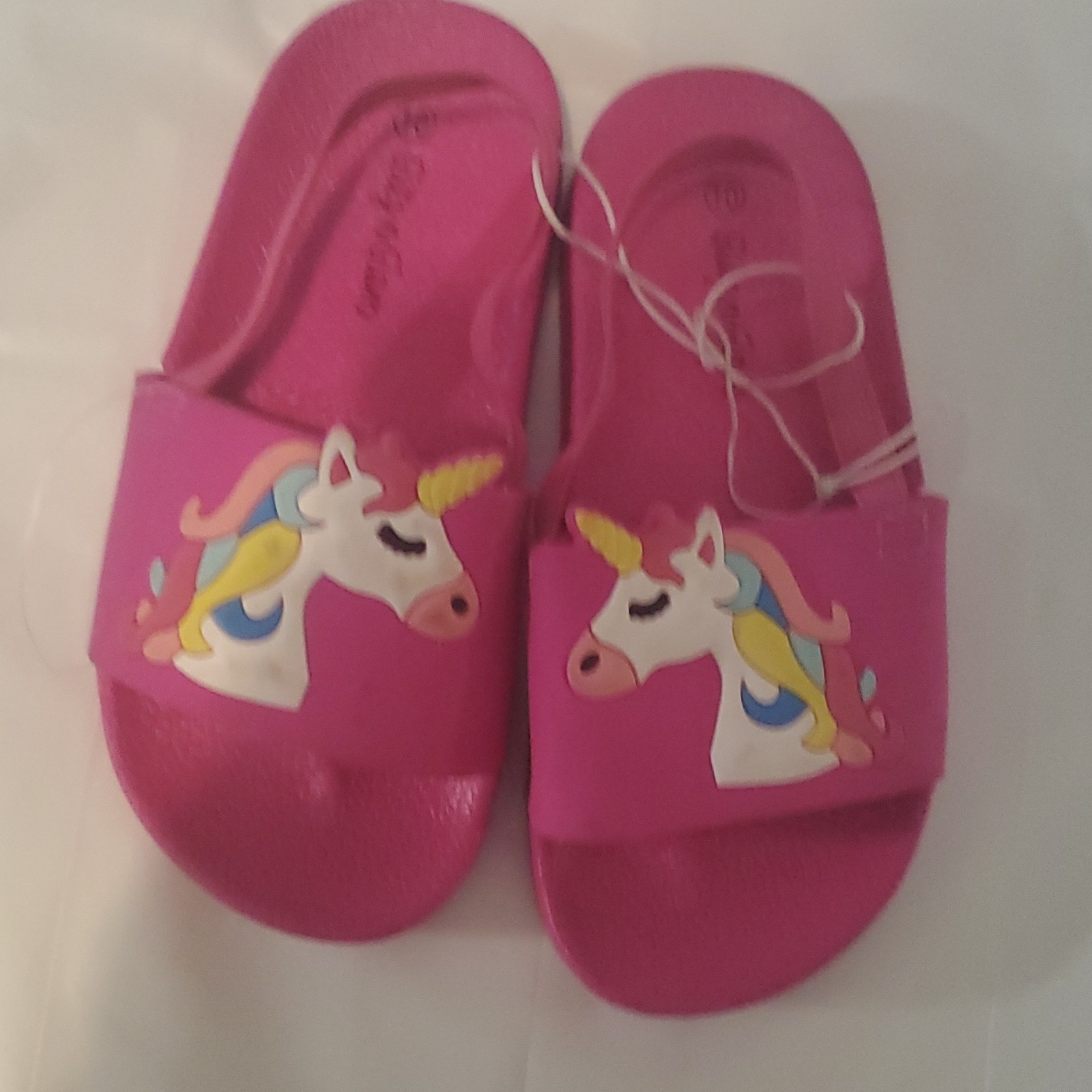 Glitz n Glam Pink Unicorn Slide Sandals Kids Size 10 - photo 5