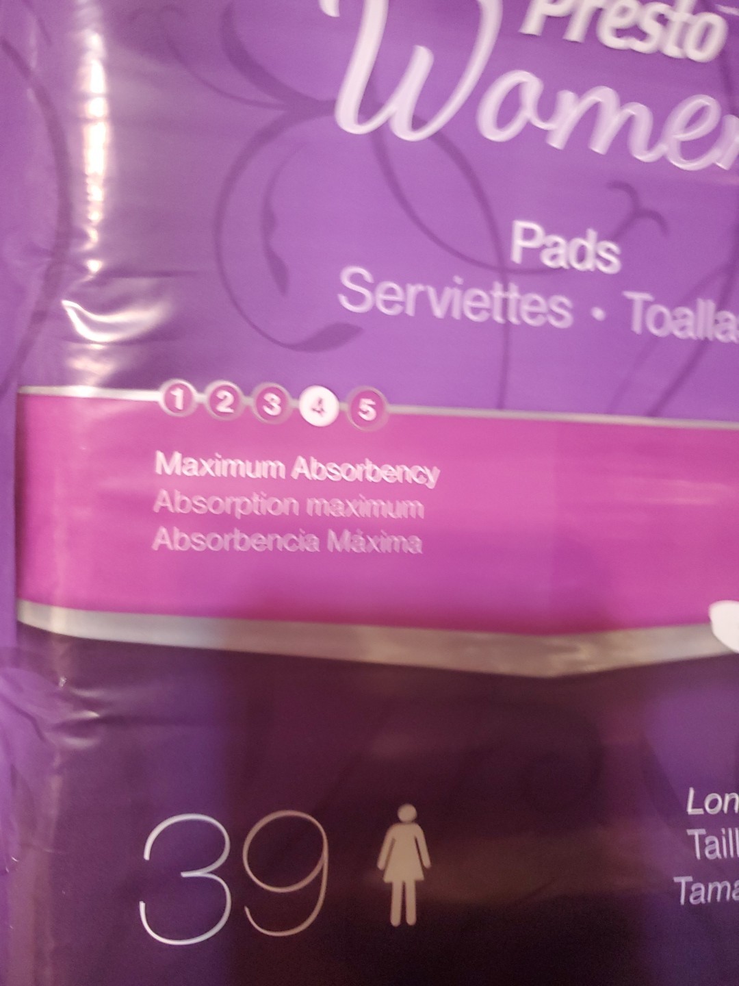 Brand new Presto Pads Count Of 39 Women's Pads Size 4 - photo 2