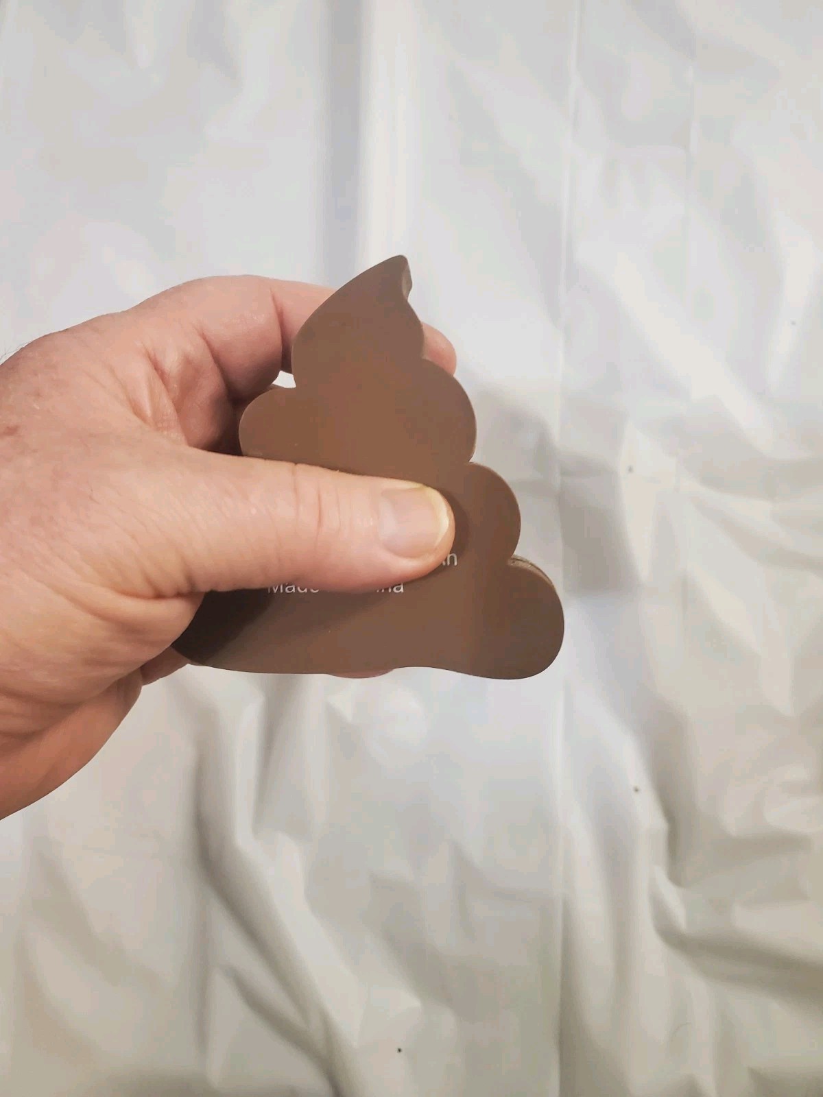 Poop Emoji Squeeze Ball Brown Foam Tear-Resistant Stress Relieve - photo 2