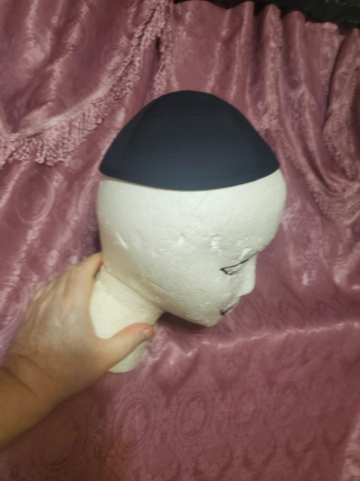 Black Kippah Yarmulke (Big Size) "FREE SHIPPING" - photo 5