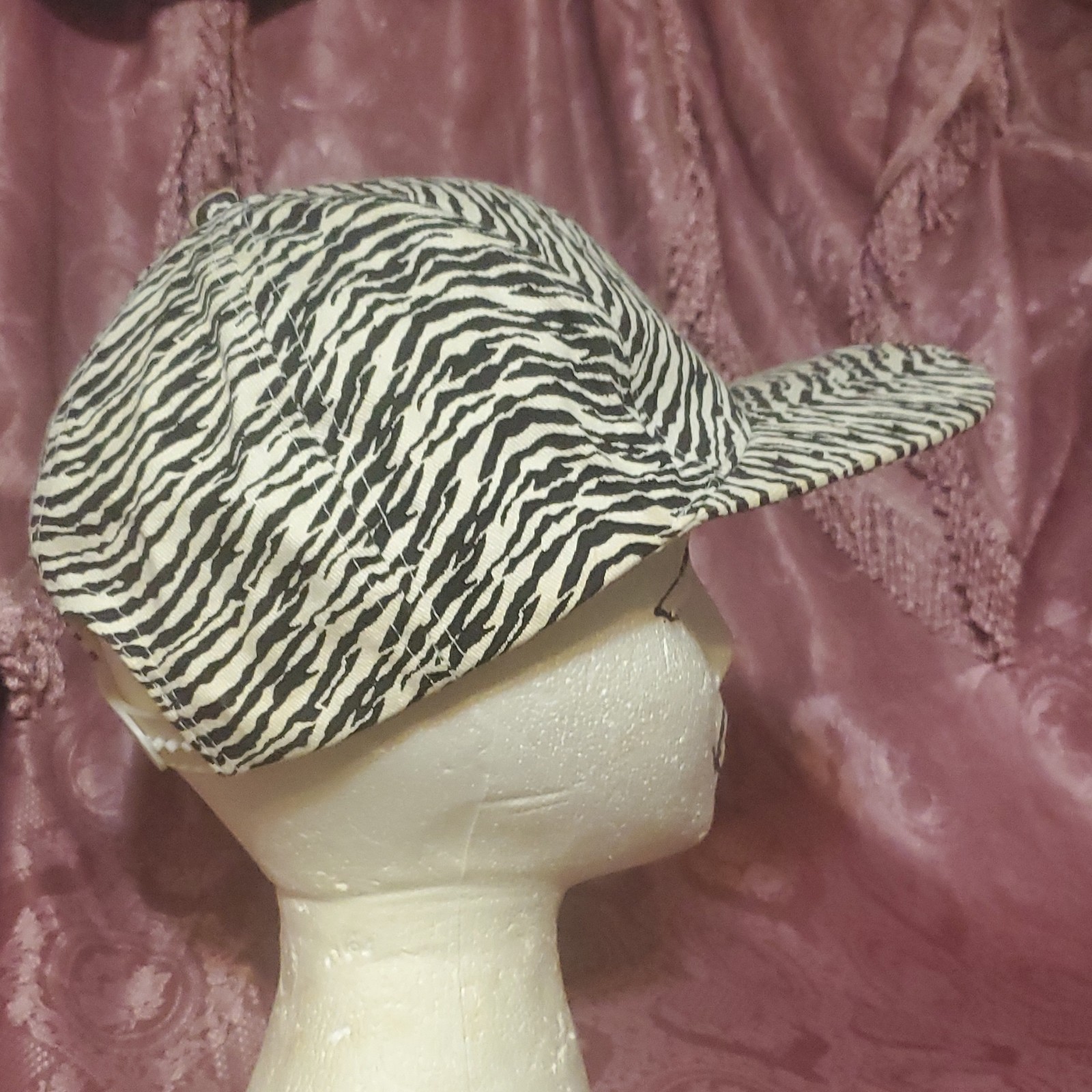 Unisex Black White Zebra Snapback - 100% Cotton - photo 3