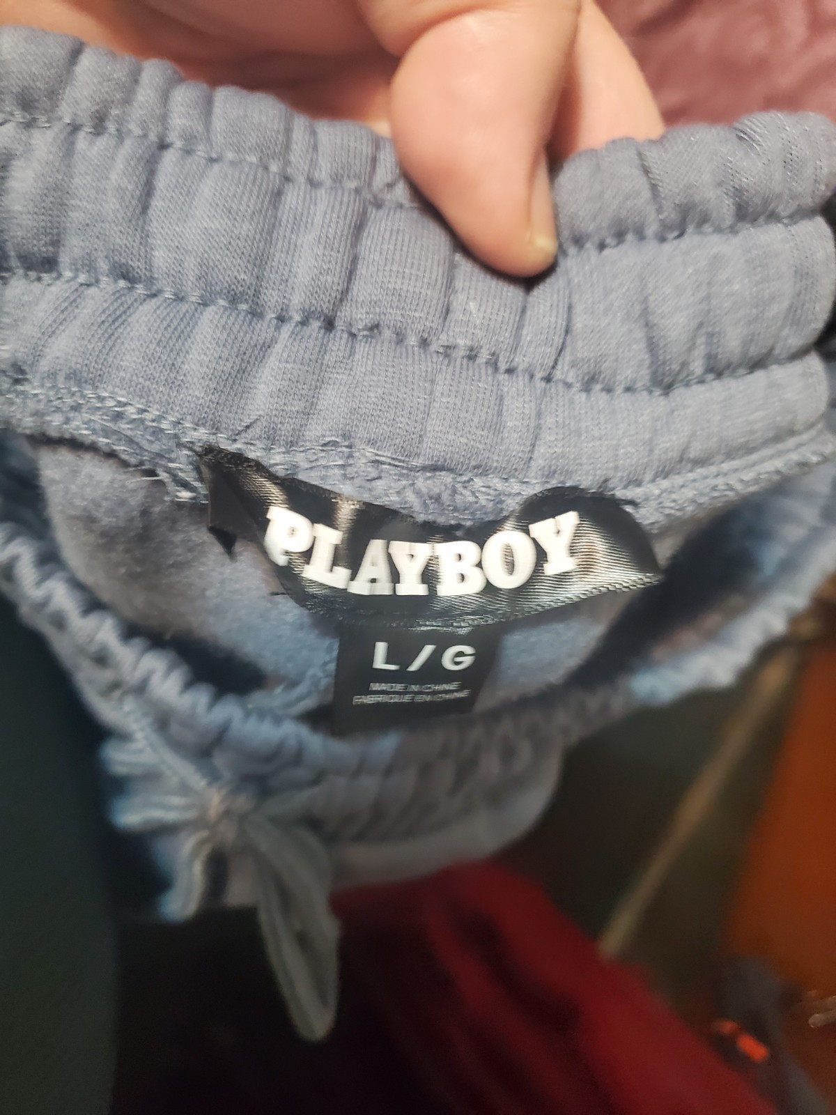 Playboy Blue Cargo "LONG" Wide Leg Pants - Women's L - photo 2