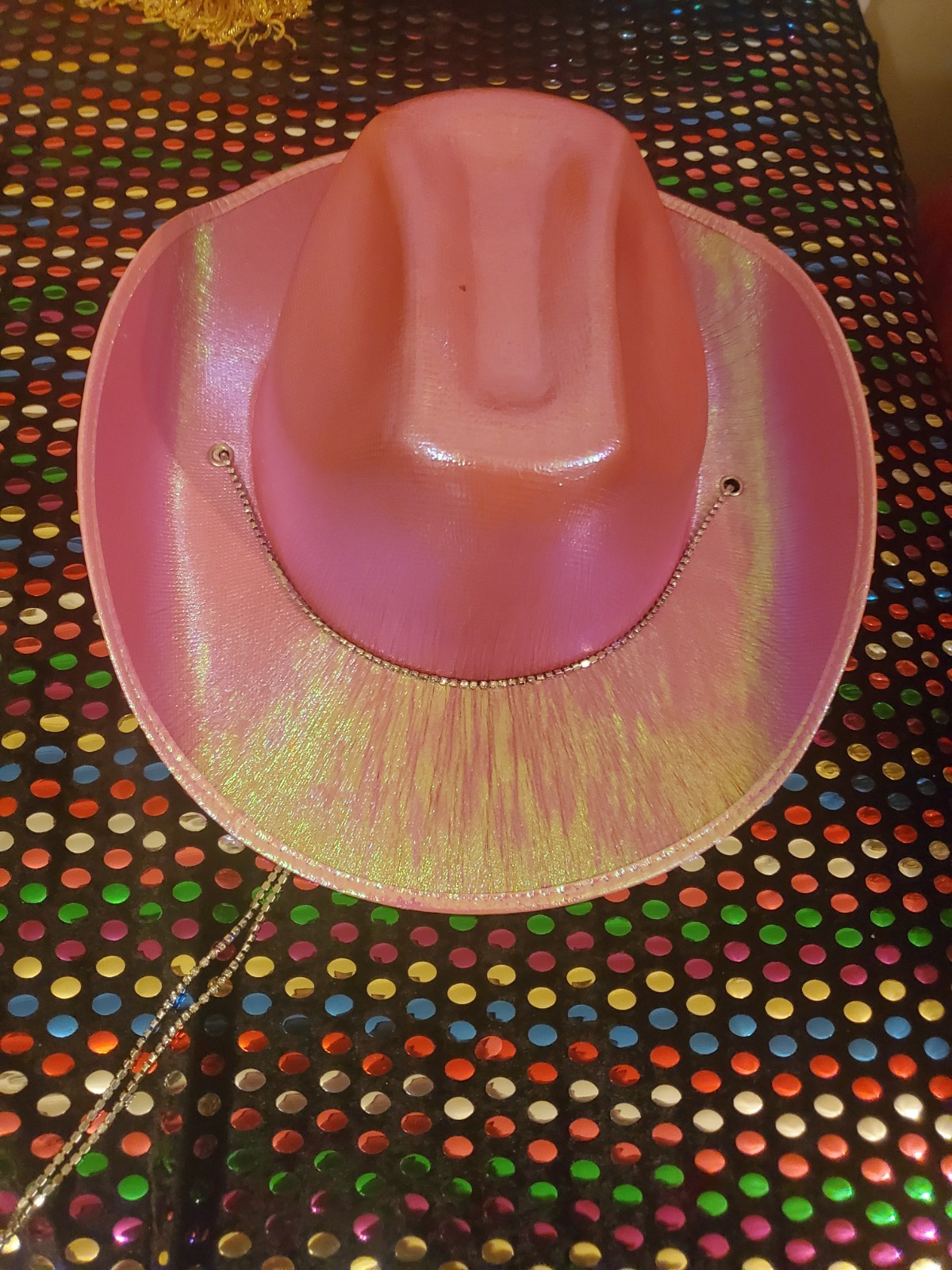 Women's Pink Light-Up Cowboy Hat - photo 4