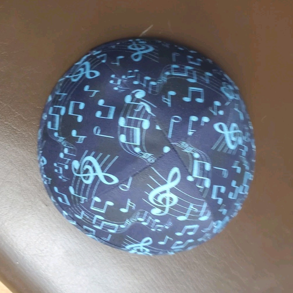Kippah Musical Notes Pattern Size 3