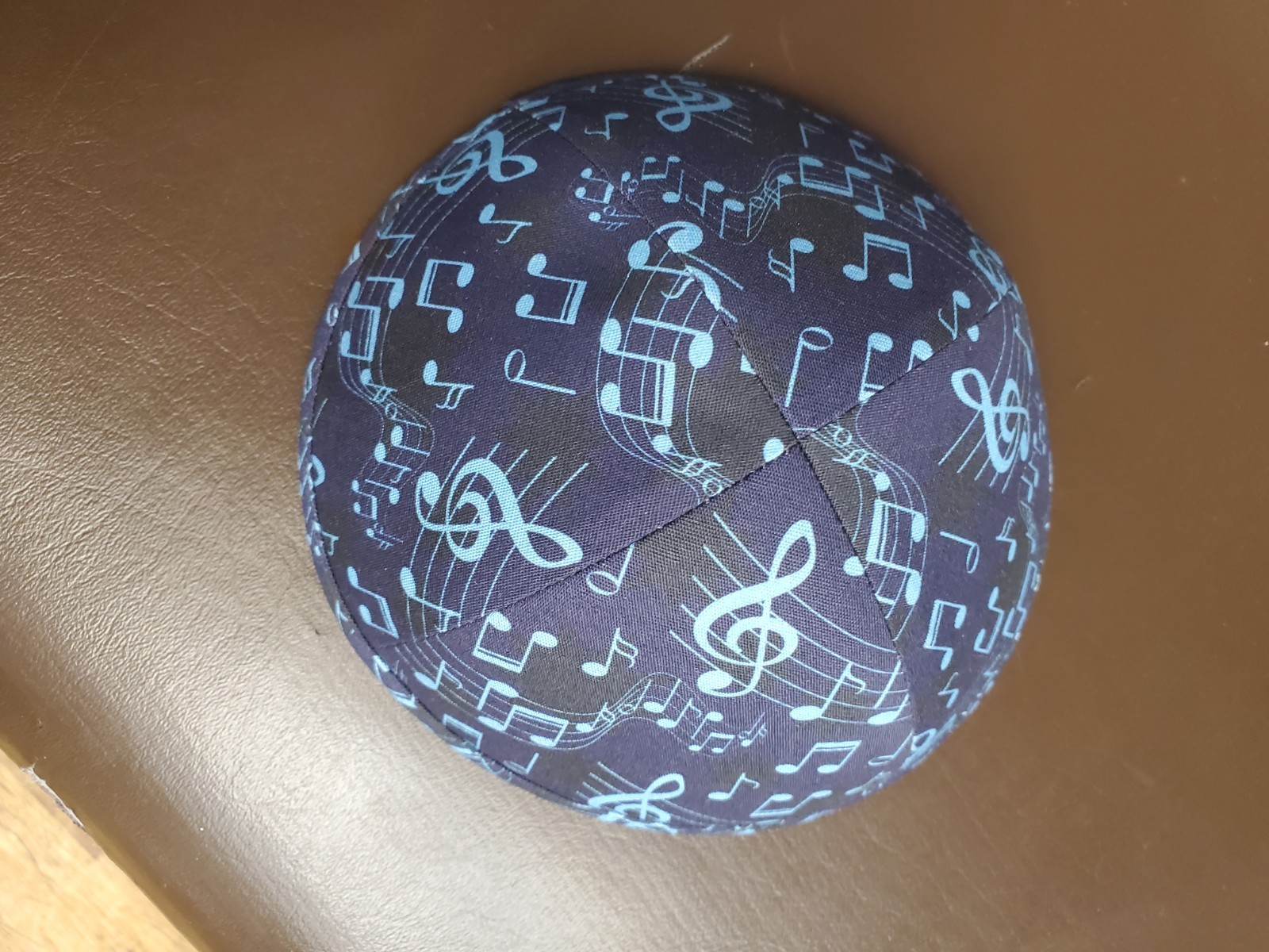 Kippah Musical Notes Pattern Size 3 - photo 2