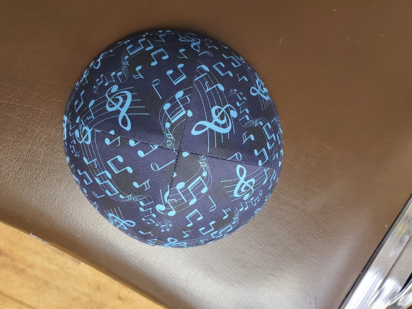 Kippah Musical Notes Pattern Size 3 - photo 3