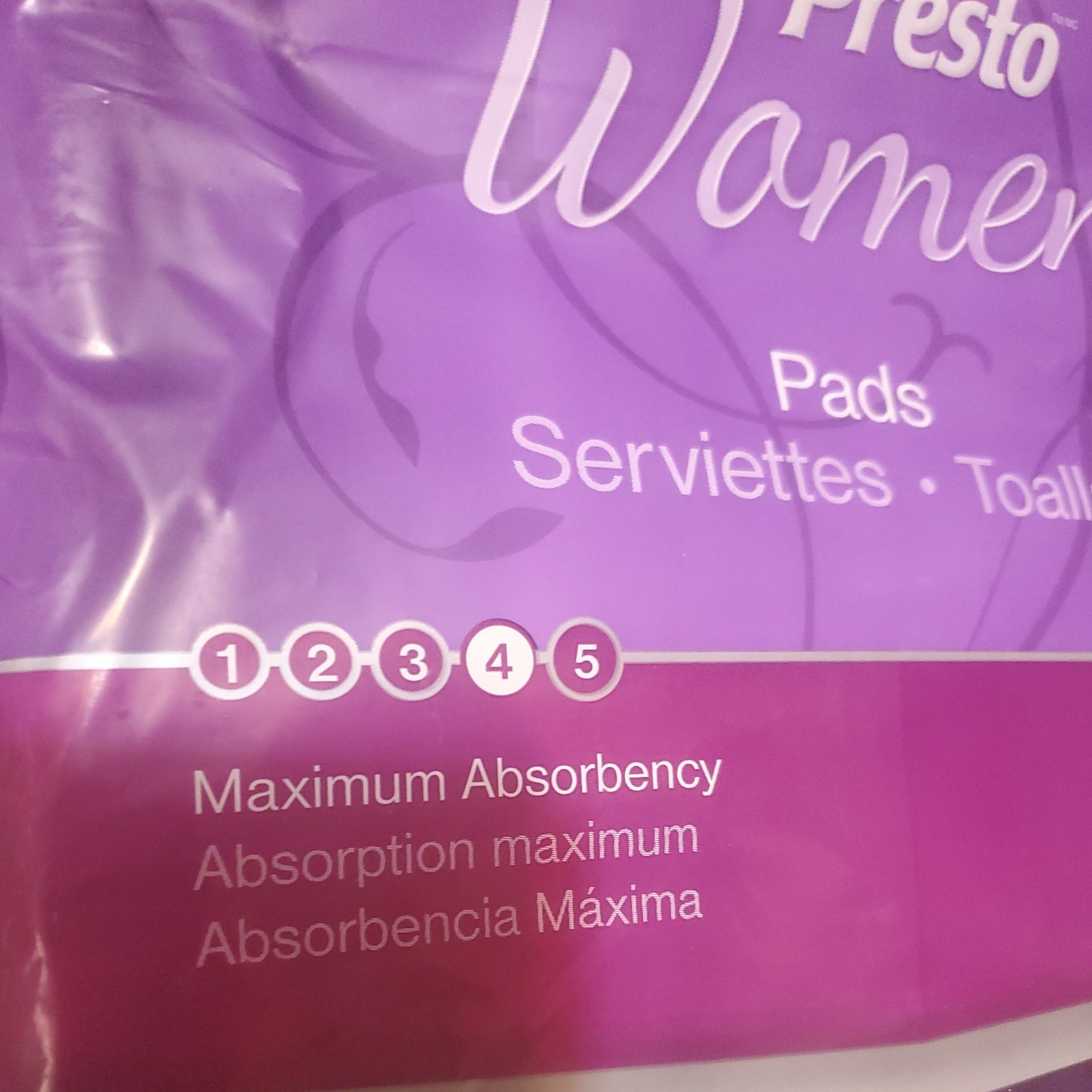 Brand New Women's Pads - Presto Size 4 (39 Ct) - photo 2