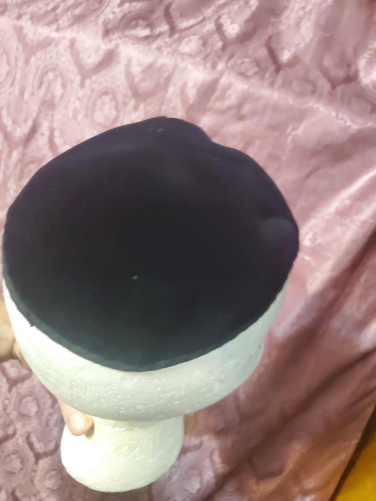 Black Kippah Yarmulke Traditional Jewish Head Covering - photo 3