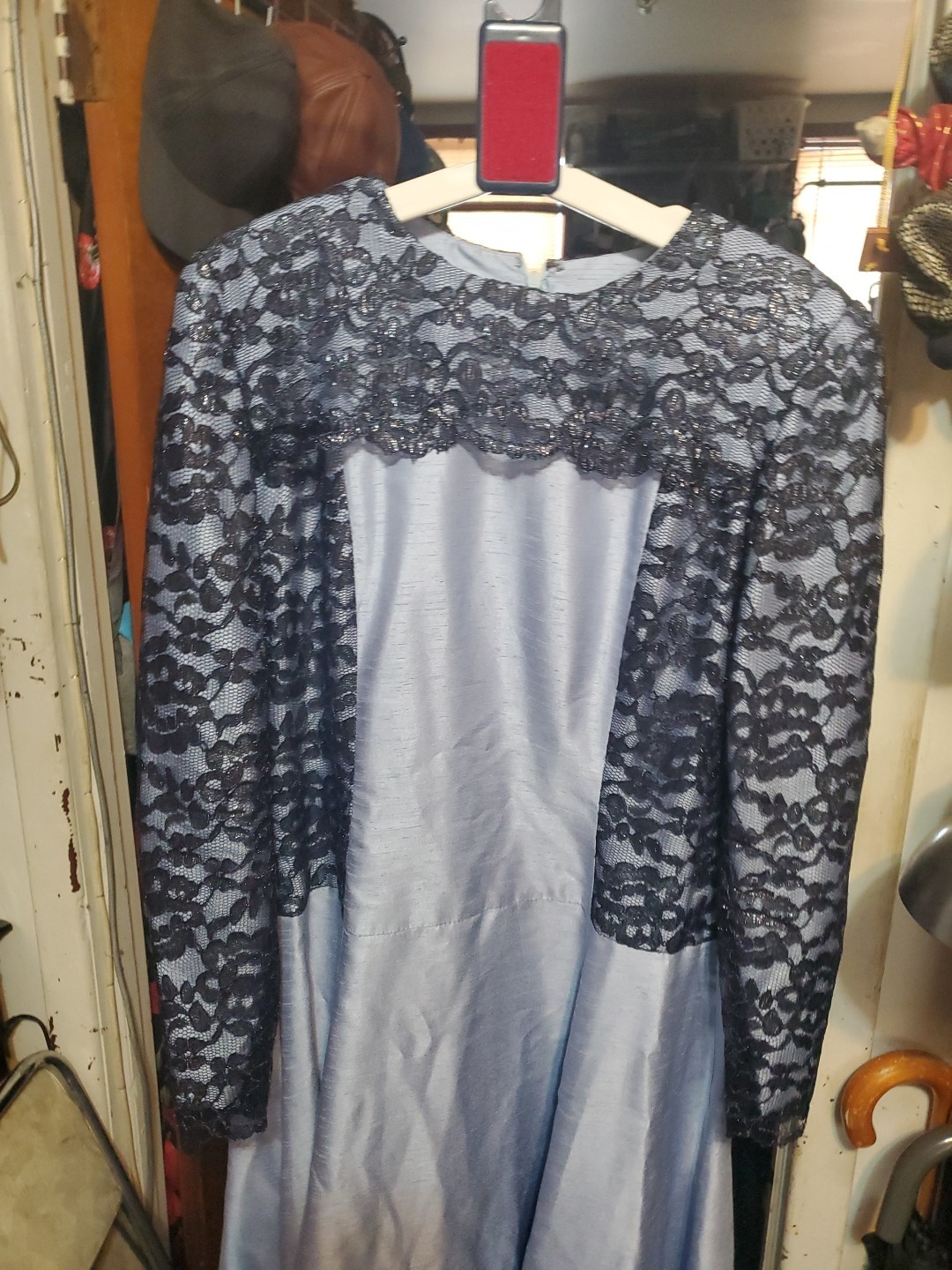 Beautiful Blue Lace Maxi Dress - Size XL - photo 3