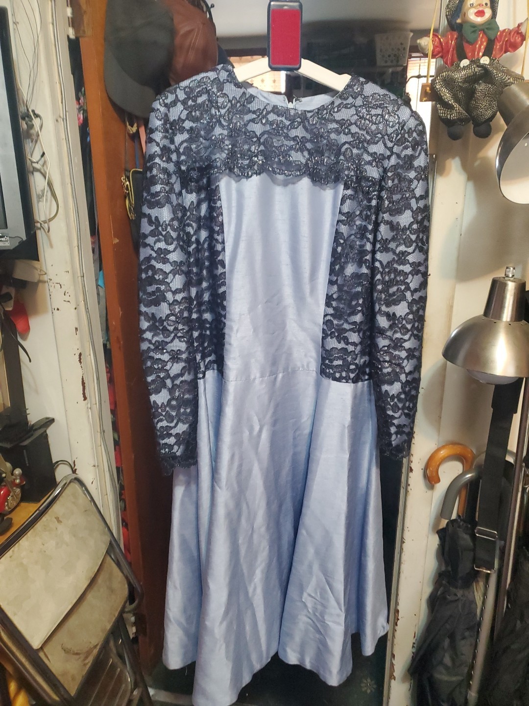 Beautiful Blue Lace Maxi Dress - Size XL - photo 4