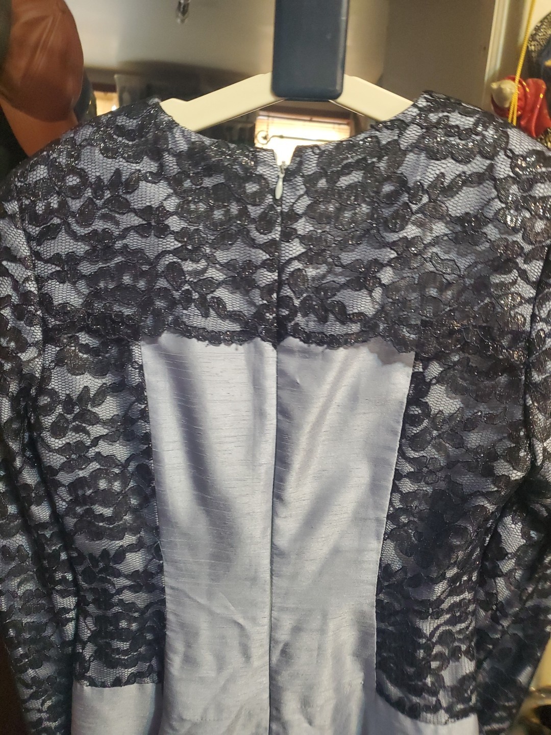 Beautiful Blue Lace Maxi Dress - Size XL - photo 5