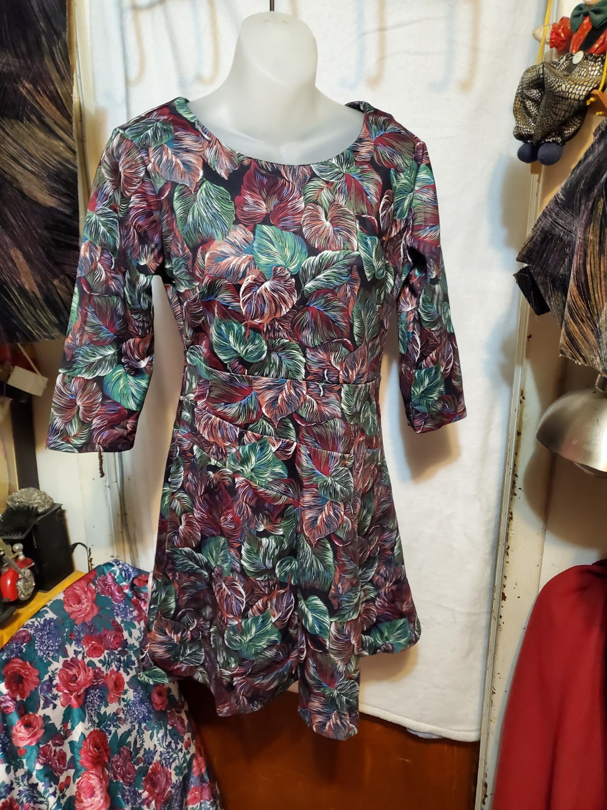 ONIMLY Floral Fit & Flare Dress - Size S