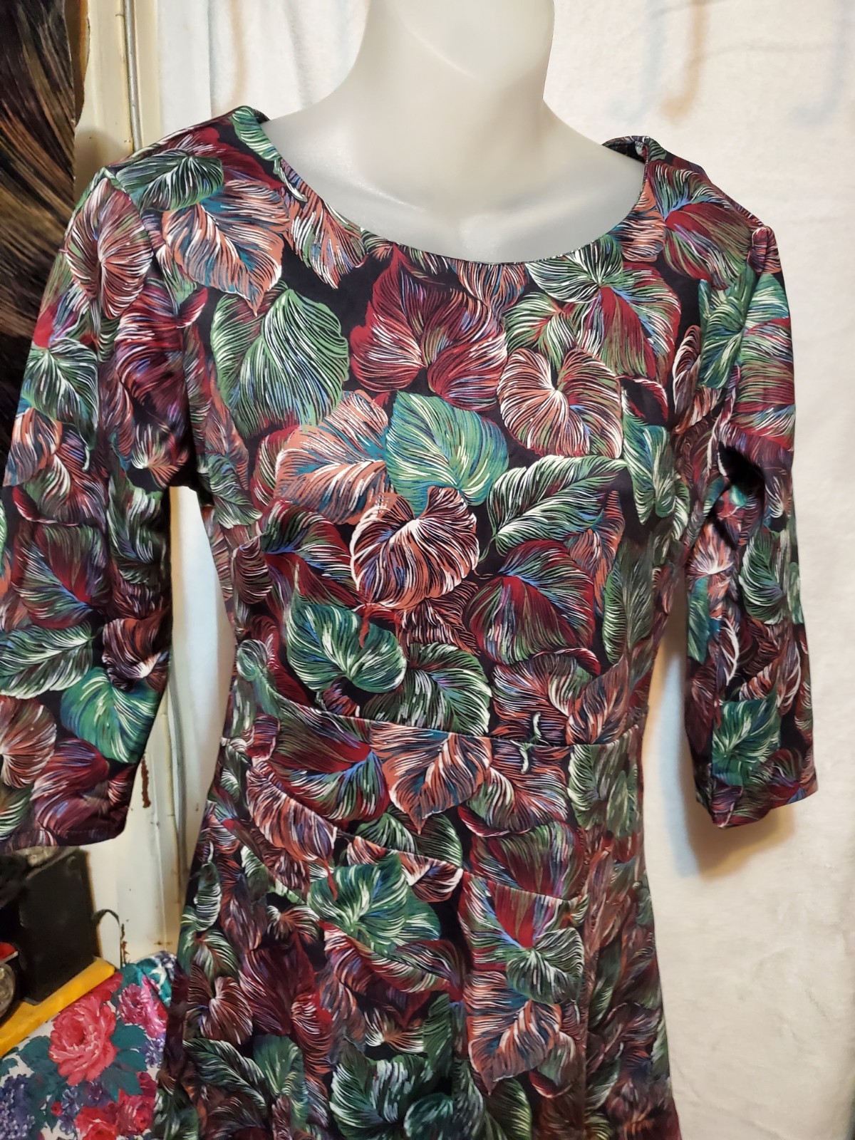 ONIMLY Floral Fit & Flare Dress - Size S - photo 3