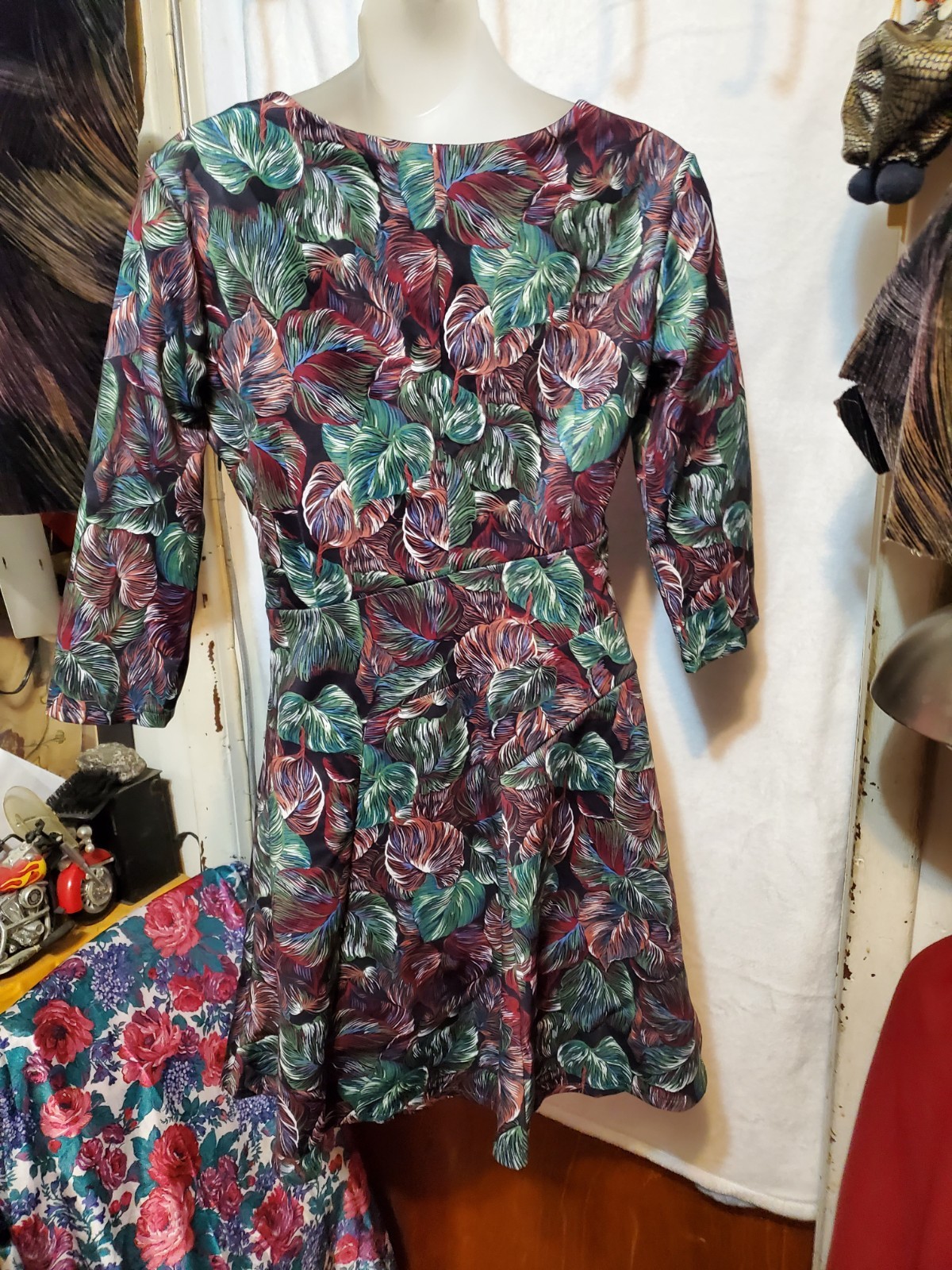 ONIMLY Floral Fit & Flare Dress - Size S - photo 5