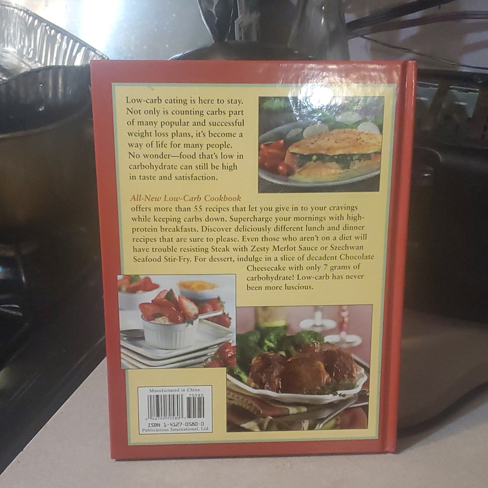 all-new Low-Carb Cookbook Hardcover - photo 2